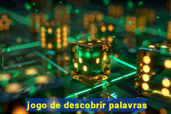 jogo de descobrir palavras